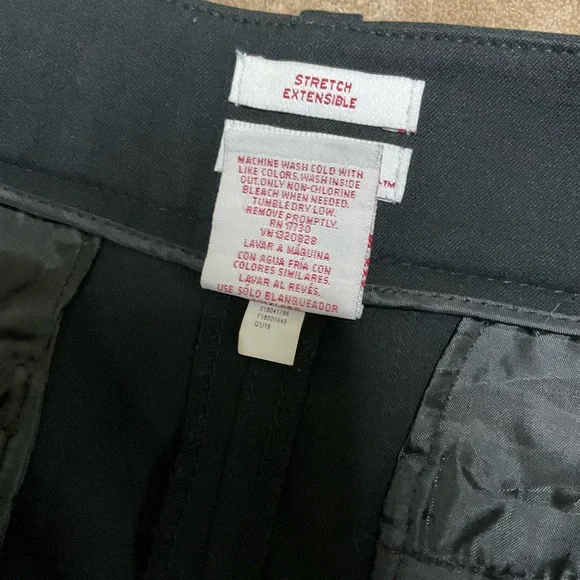 Merona Black Classic Size 12 Stretch Pants - Picture 4 of 8